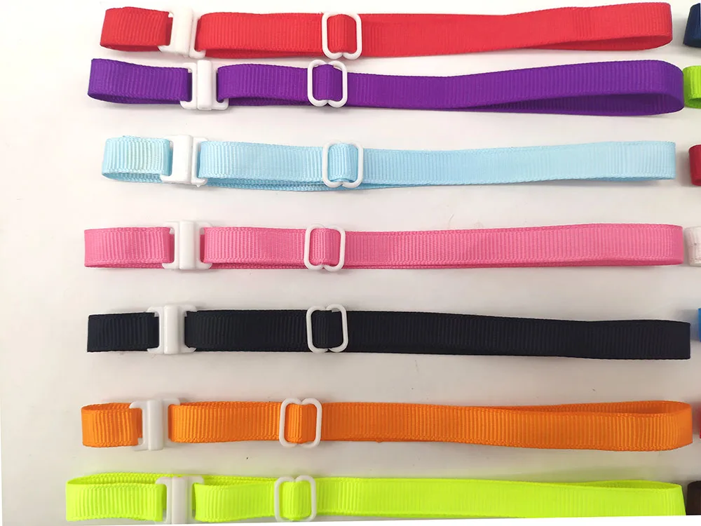 100 Pcs Pet Dog Bowties Accessories Adjustable Ribs Colorful Neckties Collar Accessories 22-42CM*1CM 20 Colours Pet Grooming - Image 3