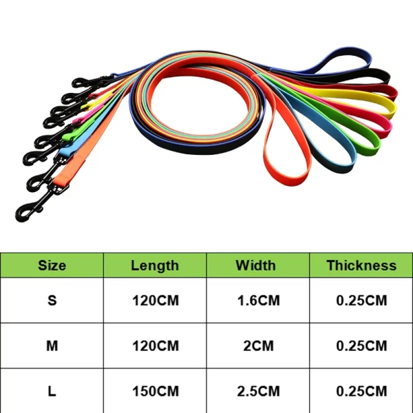 Pet Soft PVC Dog Leash Dog Walking Lead for Small Medium Large Dogs Waterproof Durable Anti-bite Wear-resistant and Anti-dirty - Image 5