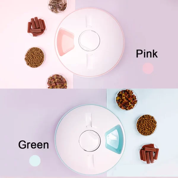 Pet Automatic Feeder Portion Control Digital Timer Detachable Dogs Cats Anti Slip 6 Meal Trays with Voice Recorder Dry Wet Food - Image 18