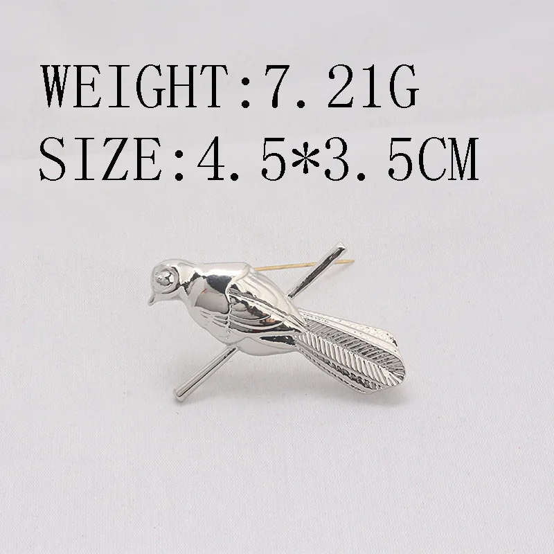 Vintage Bird Brooches Petyr Baelish Pin Badge New Movie Animal Jewelry Men Women Wholesale - Image 2