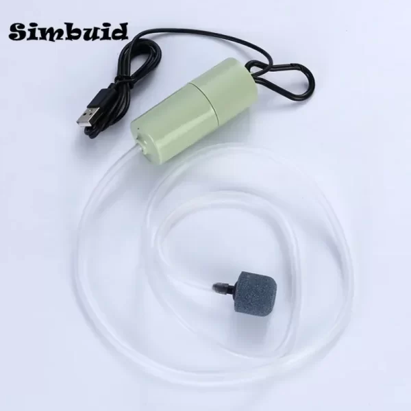 Aquarium Oxygen Air Pump USB Small Oxygenator for Fish Tank Silent Air Compressor Mini Aerator Portable Fish Tank Accessories - Image 4