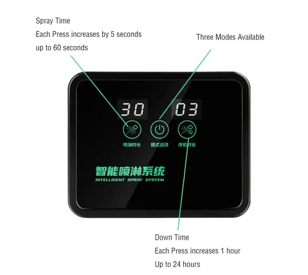 Reptile Intelligent Spray System Fogger Terrarium Humidifier Electronic Timer Automatic Mist Rain Forest Kit Control Sprinkler - Image 3