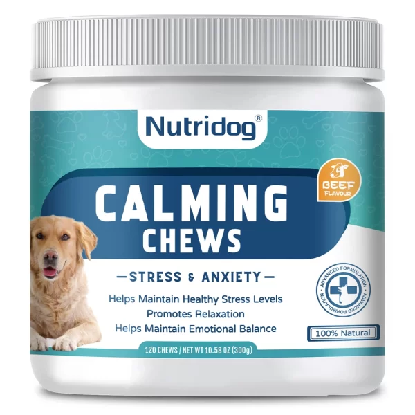 Anti-allergic & hip joint & calming & probiotic dog food for dogs full stage comprehensive nutrition-120 soft chews - Image 4