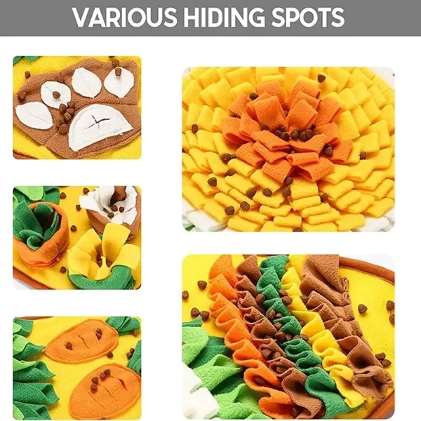 ​​Snuffle Mat for Dogs Large Breed Interactive Durable Dog Training Mat Slow Feeding Pad Foraging Skills Mental Stimulation - Image 5