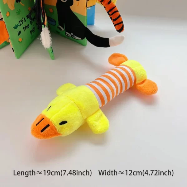 Cartoon Dog Toys Squeak Interactive Plush Cat Dog Chew Toys For Small Medium Pet Juguetes Para Perros Puppy Accessories Supplies - Image 9