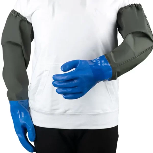 1 Pair of Fish Tank Gloves Protective Gloves Lengthened Gloves Waterproof Gloves Longer gloves for changing water in aquarium - Image 3