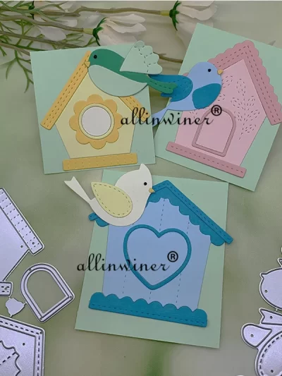 Bird house decoration DIY Craft Metal Cutting Die Scrapbook Embossed Paper Card Album Craft Template Stencil Dies