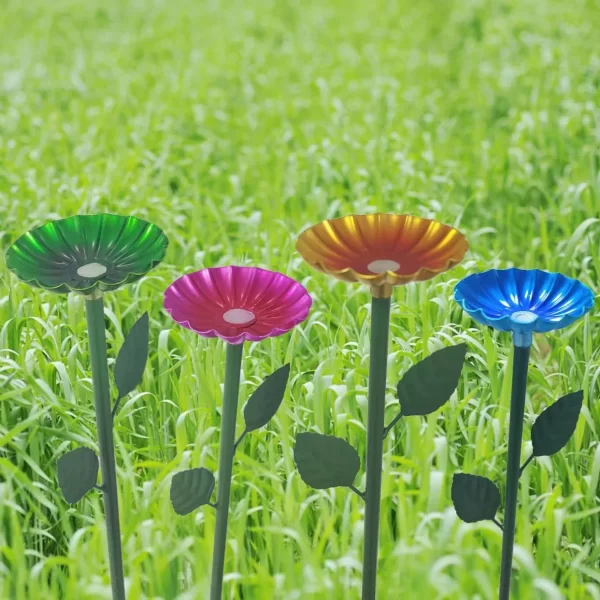 Bee Water Feeder For Outdoor, Bird Feeder Freestanding Birdbath for Yard Patio Outdoors Garden Iron Pedestal Stake - Image 6