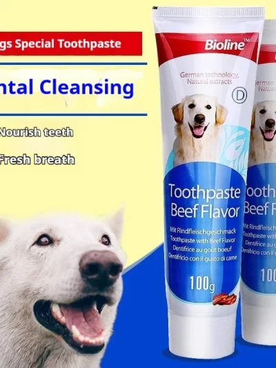 Pet Dog Toothpaste, Beef, Chicken Flavor, A Variety of Flavors, Pets Do Not Reject Oral Cleaning Care, Pet Toothpaste
