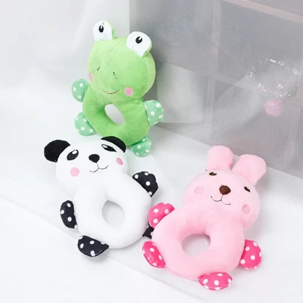 YUDODO Stuffe Cartoon Panda Frog Rabbit Dog Soft Plush Pet Chew Toy For Small Dog Teddy Chihuahua Puppy Cat Interactive Toys - Image 2