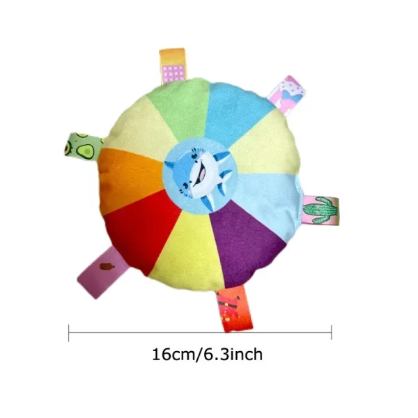 Funny Rainbow Plush Flying Saucer Dog Toys Outdoor Interactive Training Games Chew Toy Pets Flying Discs Toys Dog Accessories - Image 6