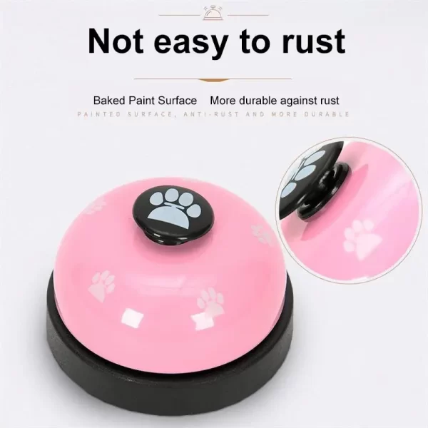 1pc Pet Toy Training Dinner Small Bell Footprint Dog Toys for Teddy Puppy Pet Call Puppy Accessories Pet Toys - Image 3