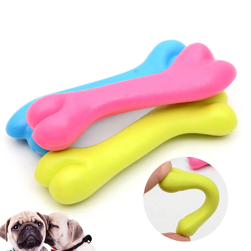 1PCS Pet Toys for Small Dogs Rubber Resistance To Bite Dog Toy Teeth Cleaning Chew Training Toys Pet Supplies Puppy Dogs Cats - Image 2