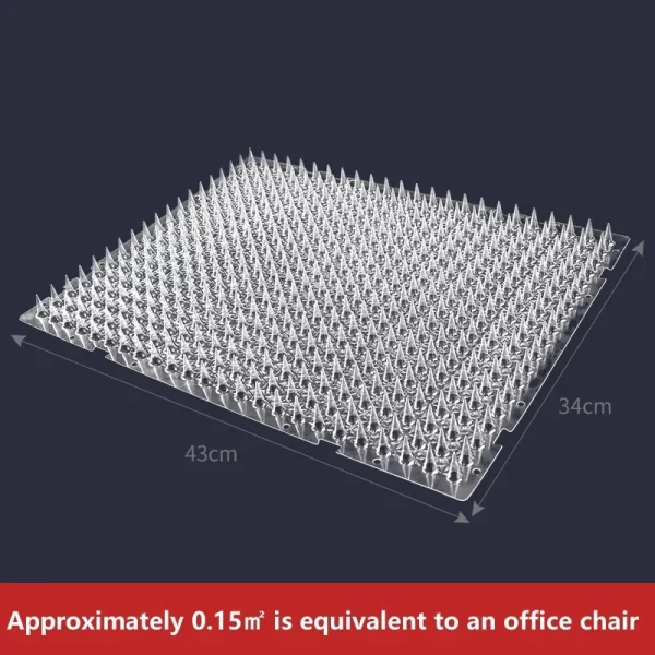 Pet Training Mat with Prickle Spikes Anti Digging Climbing Deterrent Pad for Cats Dogs Adjustable Indoor Outdoor Duty Protector - Image 7