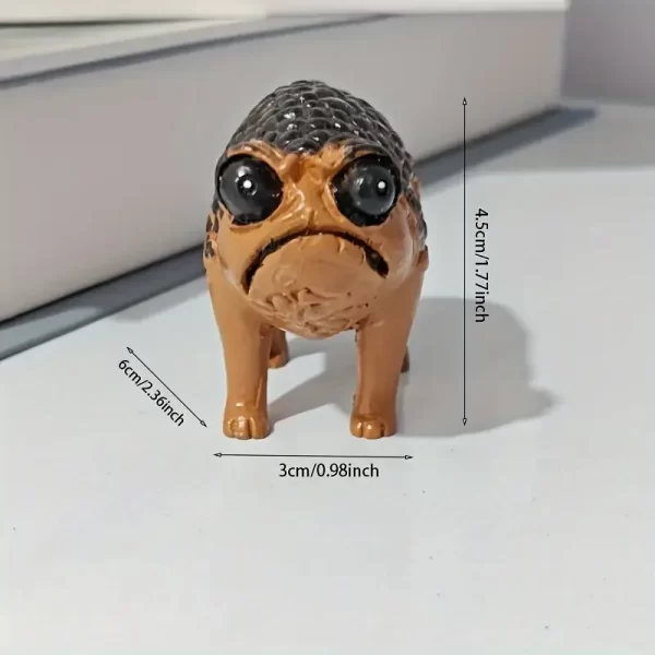 Unique Angry African Rain Frog Bonsai Accessories Resin Statues - Perfect for Garden, Outdoor, and Tabletop Decorations - Image 6