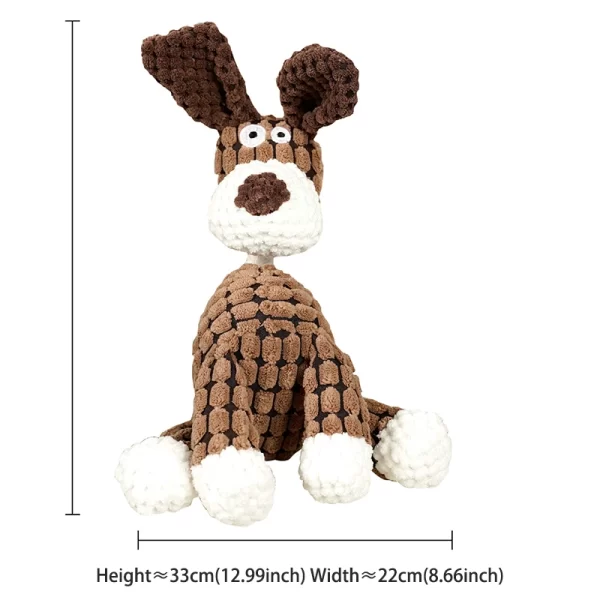 Dog Squeak Toys Plush Donkey Horse Sheep Interactive Toys For Small Medium Puppy Cat Merbau Chew Toy Lovely Dogs Accessory Safe - Image 6