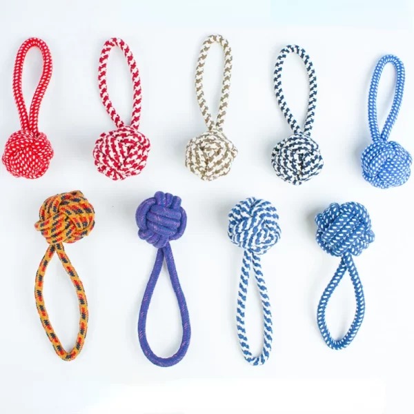 Pet Dog Toys for Large Small Dogs Toy Interactive Cotton Rope Mini Dog Toys Ball for Dogs Accessories Toothbrush Chew Puppy Toy - Image 21
