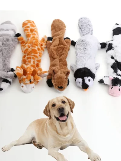 Pet Toys Plush Sounding Animal Holster Toys Dog Toys Chewing Teething Toys