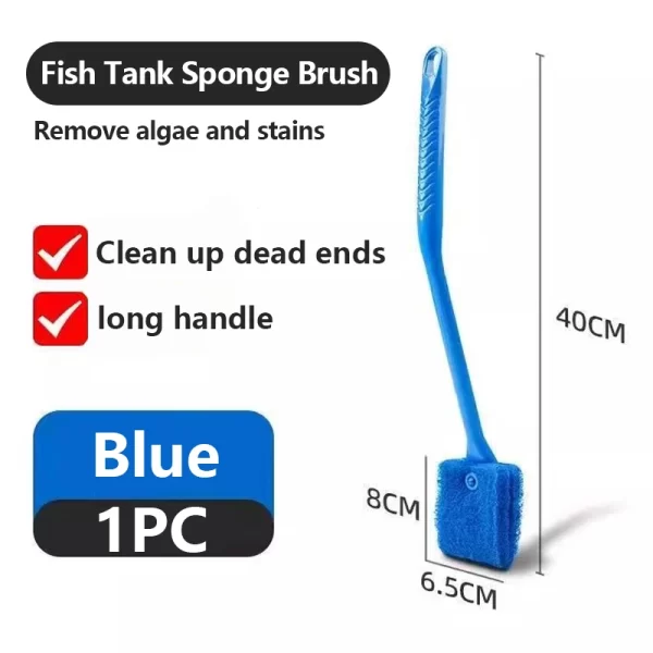 Fish Tank Glass Plant Cleaning Brush Floating Cleaning Window Algae Scraping Sponge Accessories Aquarium Fish Tank Cleaning tool - Image 7