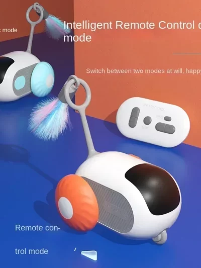 Intelligent sports car remote control electric cat toys self hi boredom boredom mice teaser cat stick cat pet