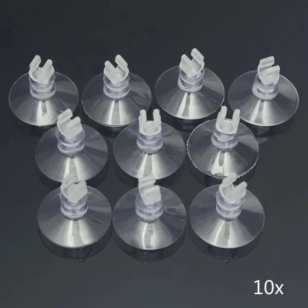 10pcs Rubber Aquarium Fish Tank Suction Cup Sucker Holders for Air Line Tube Hose Pump - Image 2