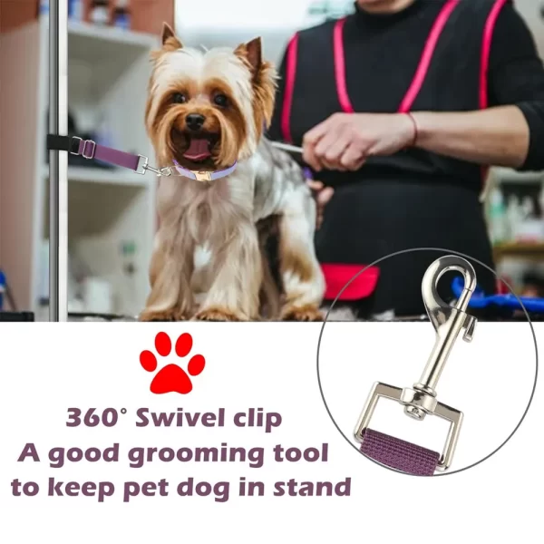 Pet Grooming Arm Extension Strap Adjustable Quick Release Dog Grooming Leash Grooming Loop Extension Pet Grooming Accessories - Image 4