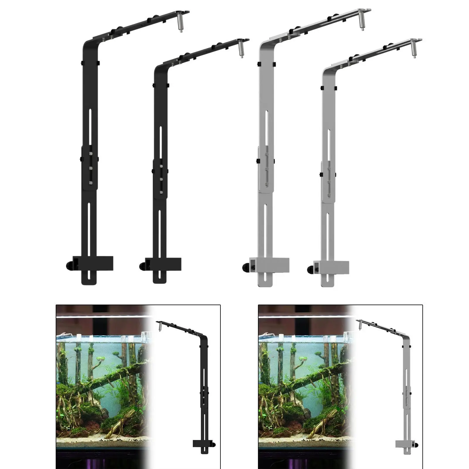 Fish Tank Light Bracket Adjustable Lamp Bracket Sturdy Fish Tank Lamp Holder - Image 4