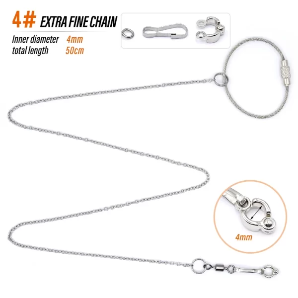 Parrot Leg Ring Ankle Foot Chain Bird Ring Outdoor Flying Training Activity Opening Stand Accessories for Small Bird  Supplies - Image 7