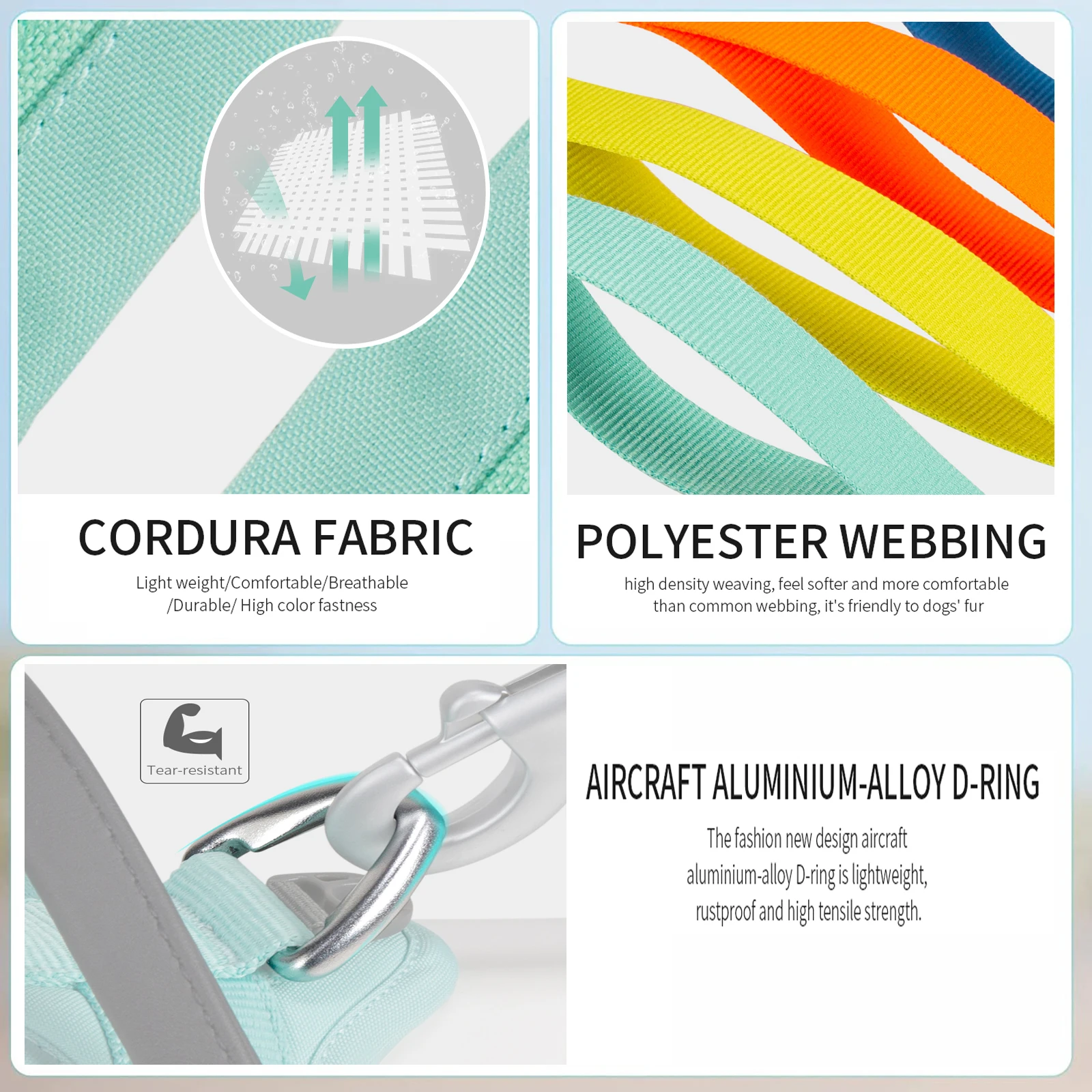 SMALL COMBINATION Lightweight Dog Leash for Small, Medium, Large Double Handle Dog Leash Puppy Pocket Designer running Pet Leash - Image 5