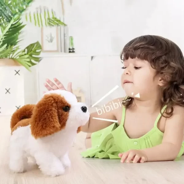 Realistic Plush Simulation Smart Dog Children Toy Can Walking And Call Electric Plush Robot Pet Dog Toddler Christmas Gift - Image 11