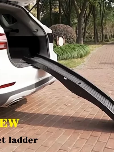 Non-Slip Plastic Ladder for Pet, Large Dog Ramp, Car Stairs, Cat Climbing, Safety Ramps, High Beds, SUV, Truck, New