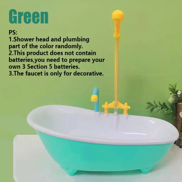 Parrot Automatic IntelligentBath Bird Shower Bathtub Blue AccessoriesHousehold Plastic parakeet supplies Accessory Bird Cage - Image 7