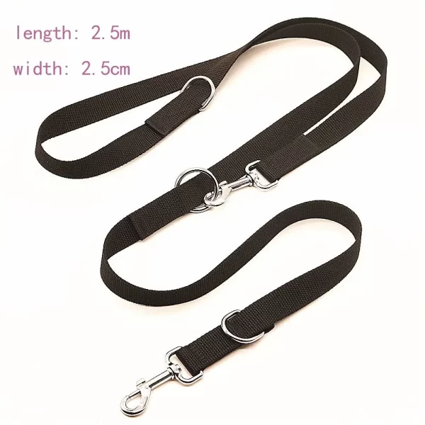 Adjustable Dogs Walking Training Lead Police Style Control Dog Lead Leash Dog Chain Dog Leashes Safety Pet Leashes - Image 5