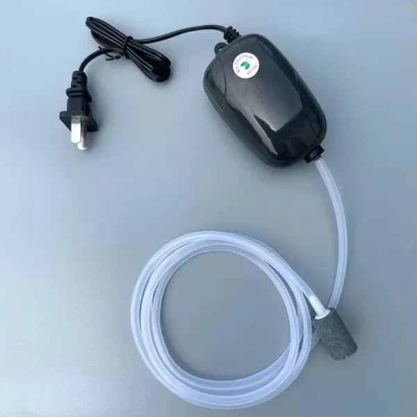 Aquarium Air Pump Fish Tank Mini Compressor Single Double Outlet with Check Valve Tube Aquatic Accessories 220V 3W 5W - Image 4