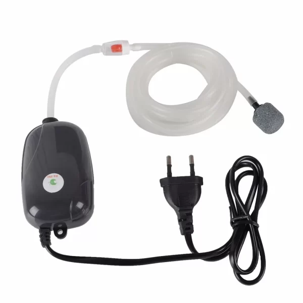 Aquarium Air Pump Fish Tank Mini Compressor Single Double Outlet with Check Valve Tube Aquatic Accessories 220V 3W 5W - Image 15