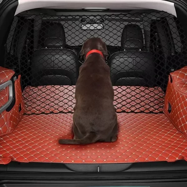 Car boot fence, dog and pet insulation mesh, durable and sturdy elastic insulation mesh, pet safety fence for any vehicle - Image 3