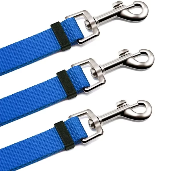 3 In 1 Durable Nylon Dog Leash with Padded Handle Three- Way Pet Leash Adjustable Detachable Lead for Small Medium Large Dogs - Image 4