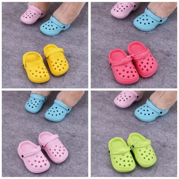 1 Pair Dog Accessories Non-slip Pet Sandals Comfortable Soft-soled Dog Hole Shoe EVA Wear-resistant Dog Rain Boots for Cats - Image 5