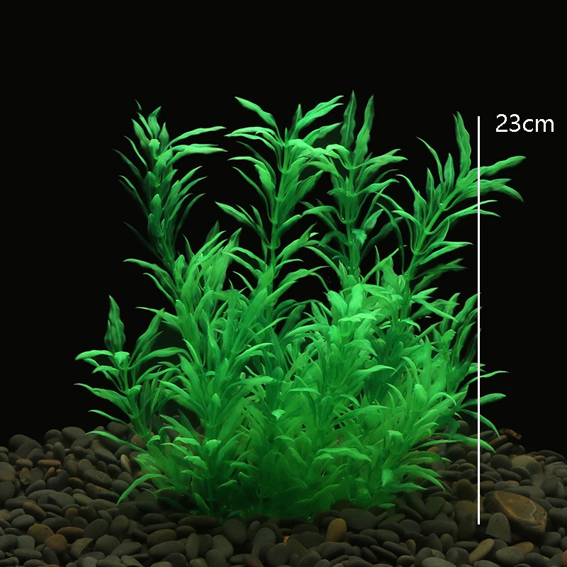 Aquarium Simulation Plant Aquatic Fish Tank Plants Plastic Artificial Water Grass Fish Tank Decoration Accessories - Image 12