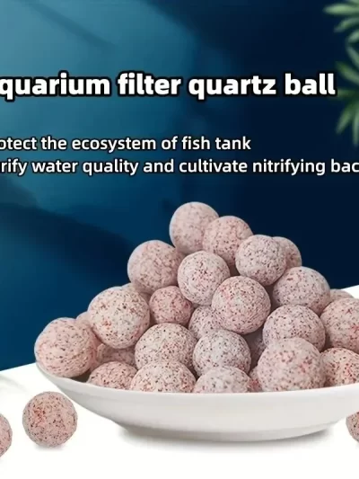 200g Aquarium Quartz Ball Fish Tank Filter Media Hollow Particles Biological Ball Bio Filter for Aquarium Accessories