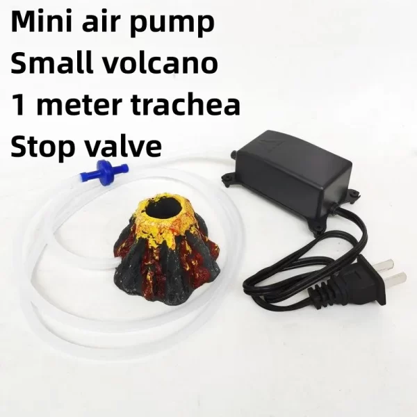Volcano Aquarium Accessories, Rockery Ornaments, Aeration Pump, Bubble Stone, Fish Tanks, Landscaping Simulation - Image 6