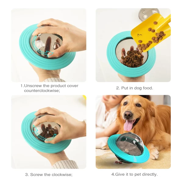 Slow Feed Dog Toy For Small Medium Large Dogs Cats Funny Interactive Improve IQ Puppy Planet Toys Chihuahua Beagle Pet Supplies - Image 3