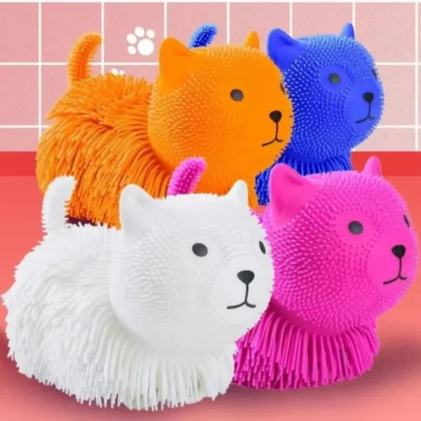 New Anxiety Aid Sensory Toys Cute Rabbit Stress Relief Toys PVC Dog Decompression Toy Children's - Image 5