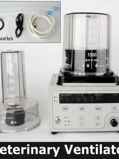 Veterinary Anesthesia Ventilator Machine High Flow Oxygen Therapy Equipment Vet Fan for Animal Hospital Clinic