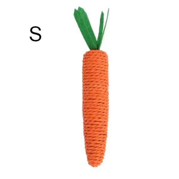 Carrot pet cat toys, paper rope chew toys, built-in bells, cute small animals, pet toys wholesale, pet products, cat toys,catnip - Image 8