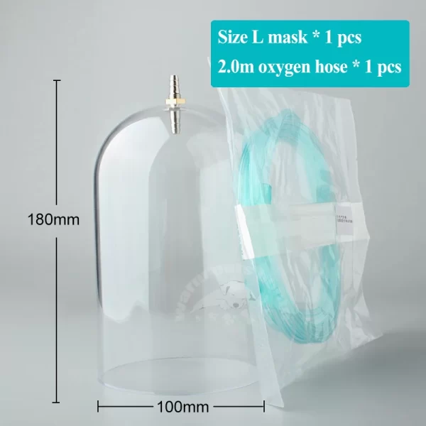 Pet Dog Oxygen Mask Kit Oxygen Inhalation Atomizing Mask for Long-nosed Animal Veterinary Instrument - Image 8