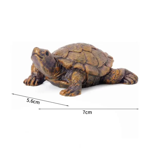 Collectible Fine Texture Miniature Figurine Simulation Small Tortoise Ornament Garden Accessories - Image 5