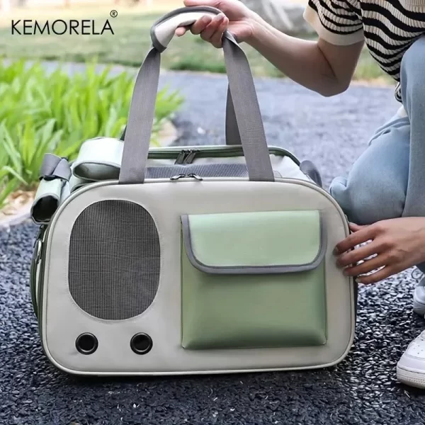 1Pcs Portable Pet Carrier Cat Bag For Cats And Dogs Ideal For Travel And Outdoor Activities Suitable For Cats And Small Dogs - Image 4