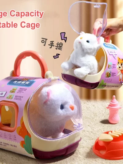 New 13PCS Boxed Electronic Plush Pet Cat Toy Set Children's Simulation Electric Plush Kitten Toy Children's Birthday Gift