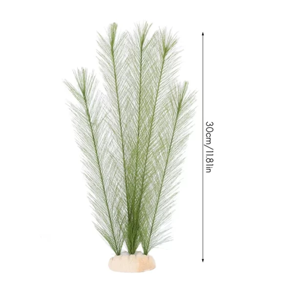 Aquarium Decorations Fish Tank Artificial Green Water Plants Made Of Silk Fabrics Plastic, Non-Toxic And Safe For All Fish And P - Image 6